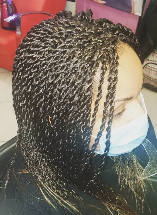 modèle coiffé par Gnouma N°42