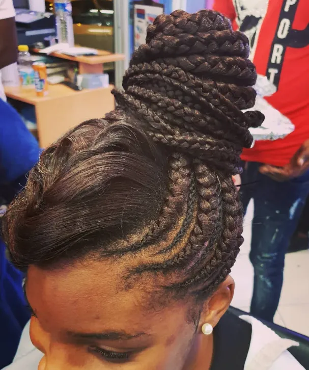 modèle coiffé par Gnouma N°71