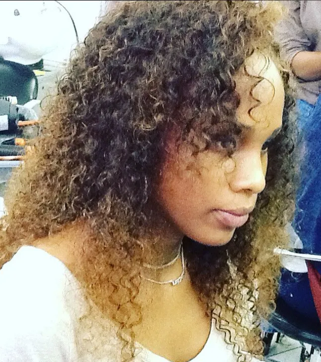 modèle coiffé par Gnouma N°76