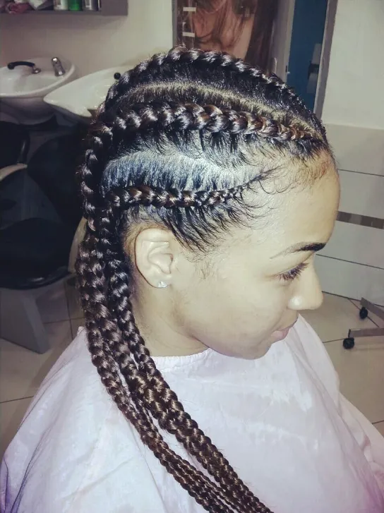 modèle coiffé par Gnouma N°77