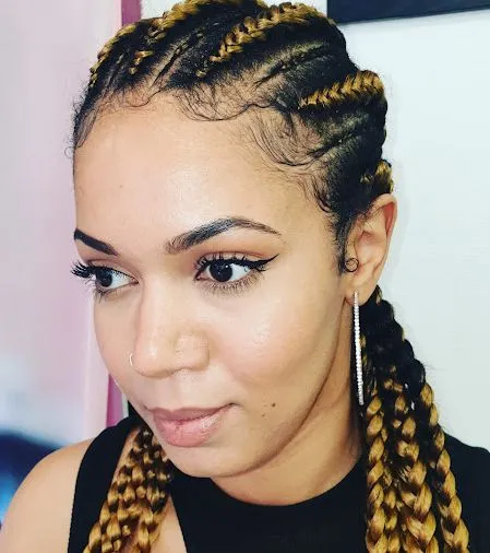 modèle coiffé par Gnouma N°84